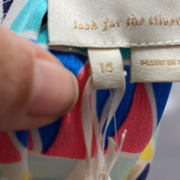 NWT Kate Spade size 14 100% silk dress sleeveless - Picture 7 of 11